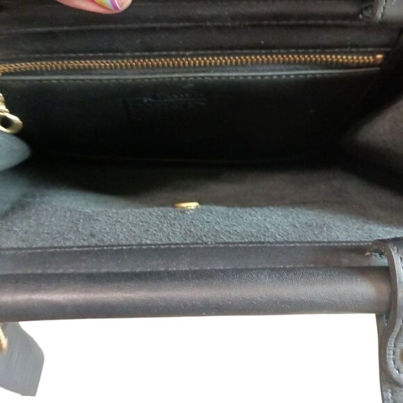 Coach Vtg Leather Handbag Weston Shopper Bag No. 9021 With Gold Hardware - Picture 4 of 12